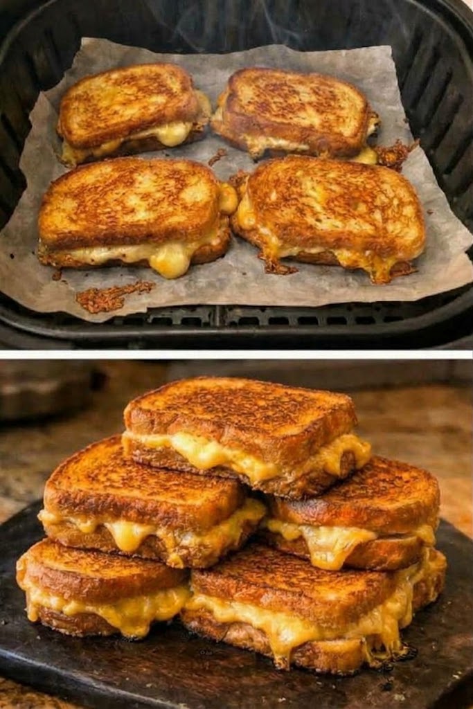 Air Fryer 3-Ingredient Cheese Toast