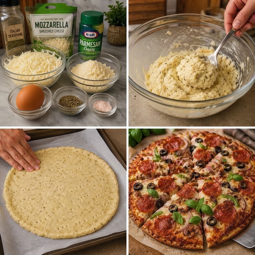 Zero-Carb Crust Pizza