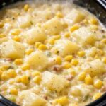 Slow Cooker Corn and Potato Chowder (Easy 5-Ingredient Comfort Meal)