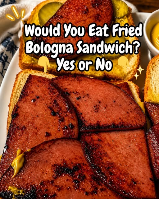 Air Fried Bologna Sandwich