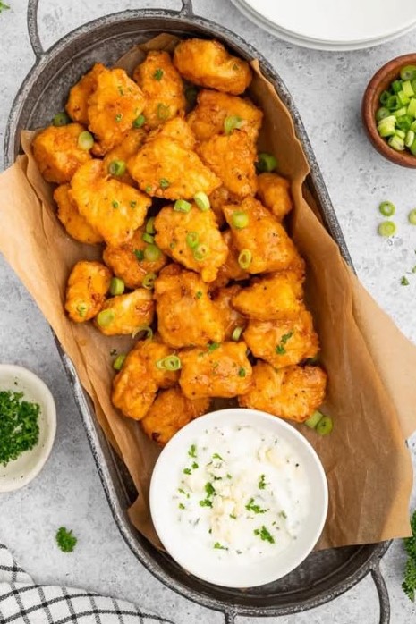Air Fryer Honey BBQ Boneless Wings
