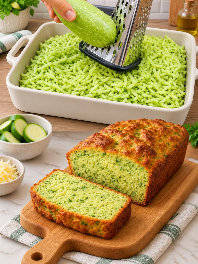 Vegan Zucchini Cheese Bread